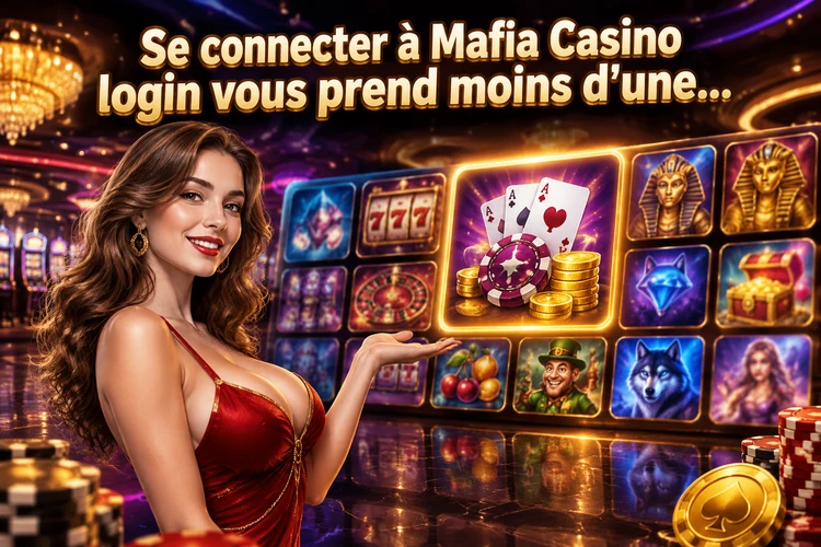 Se connecter à Mafia Casino login vous prend moins d'une minute