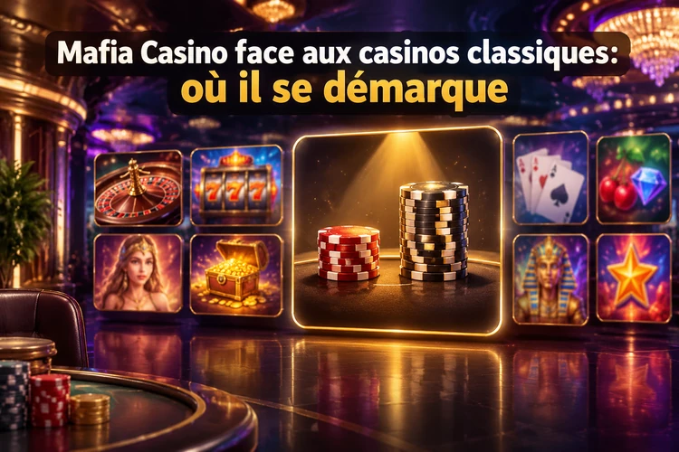 Mafia Casino face aux casinos classiques: où il se démarque