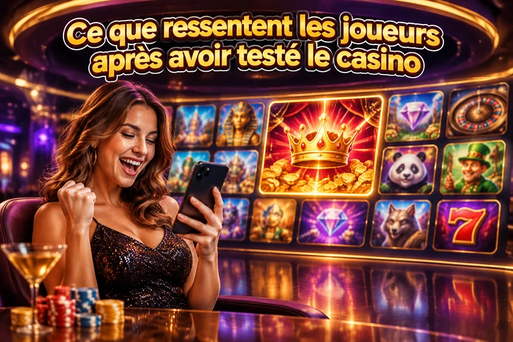 Ce que ressentent les joueurs après avoir testé le casino