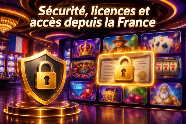Sécurité, licences et accès depuis la France